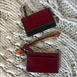 Coach Coin Card Holder Bundle